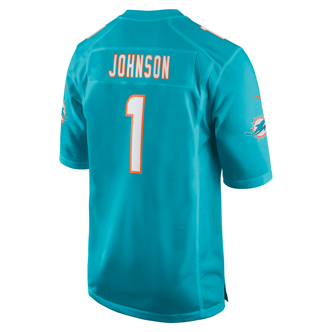 Miami Dolphins Chris Johnson Nike Aqua Team Game Jersey - product image 3