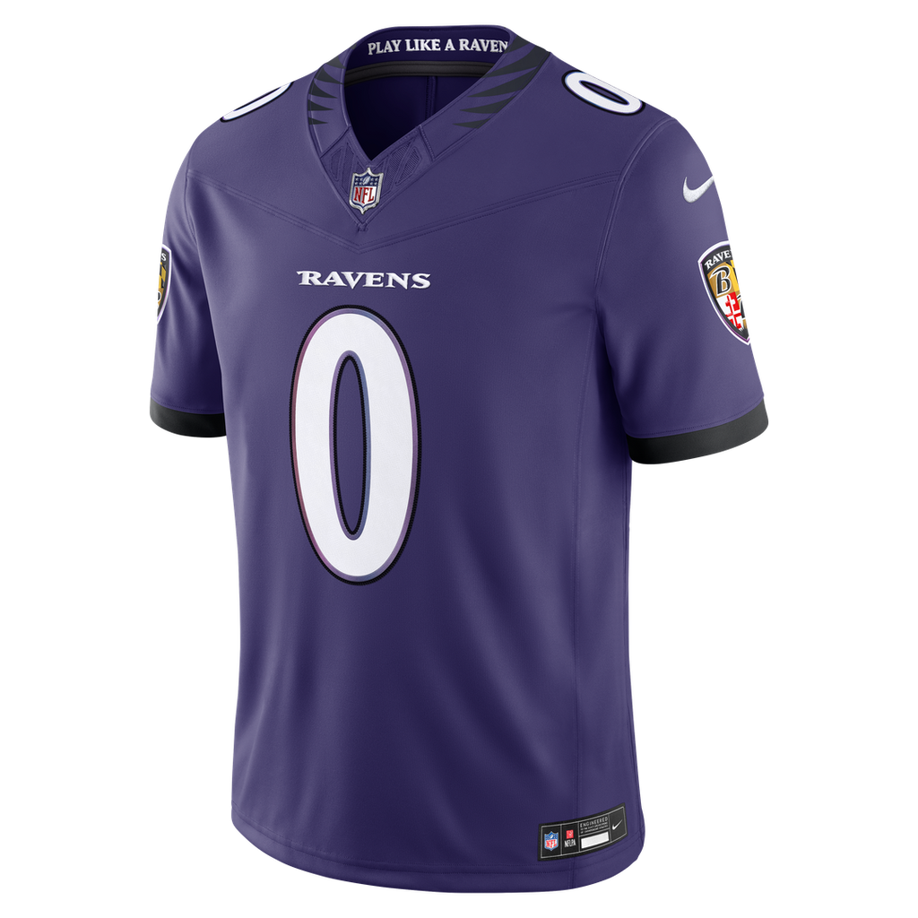 Baltimore Ravens Roquan Smith Nike Purple Team Vapor F.U.S.E. Stitched Limited Jersey - product image 2