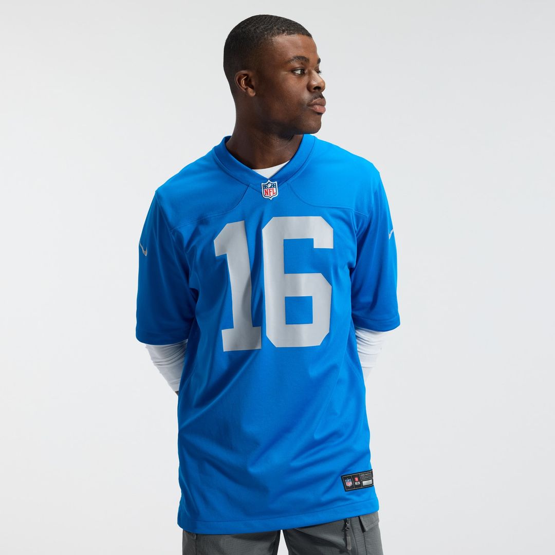 Detroit Lions Jared Goff Nike Blue Alternate Game Jersey - product image 3