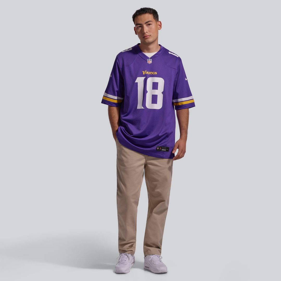 Minnesota Vikings Justin Jefferson Nike Purple Player Game Jersey - product image 5