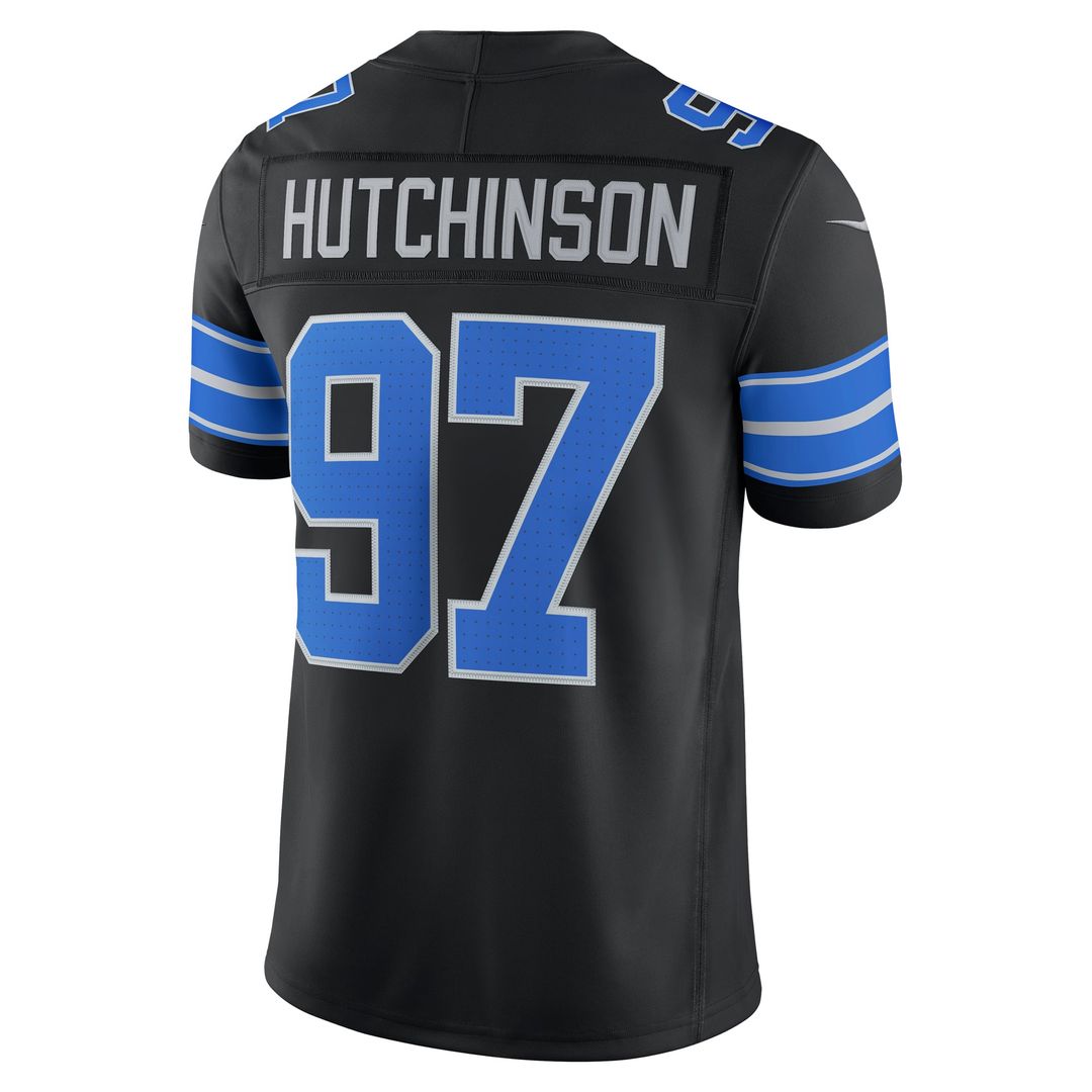Detroit Lions Aidan Hutchinson Nike Black Alternate Vapor F.U.S.E. Stitched Limited Jersey - product image 3