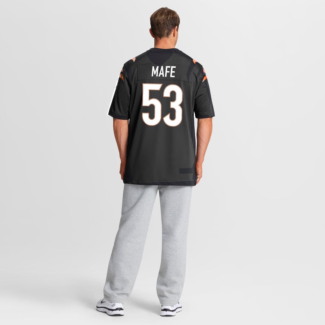 Cincinnati Bengals Boye Mafe Nike Black Team Game Jersey - product image 5