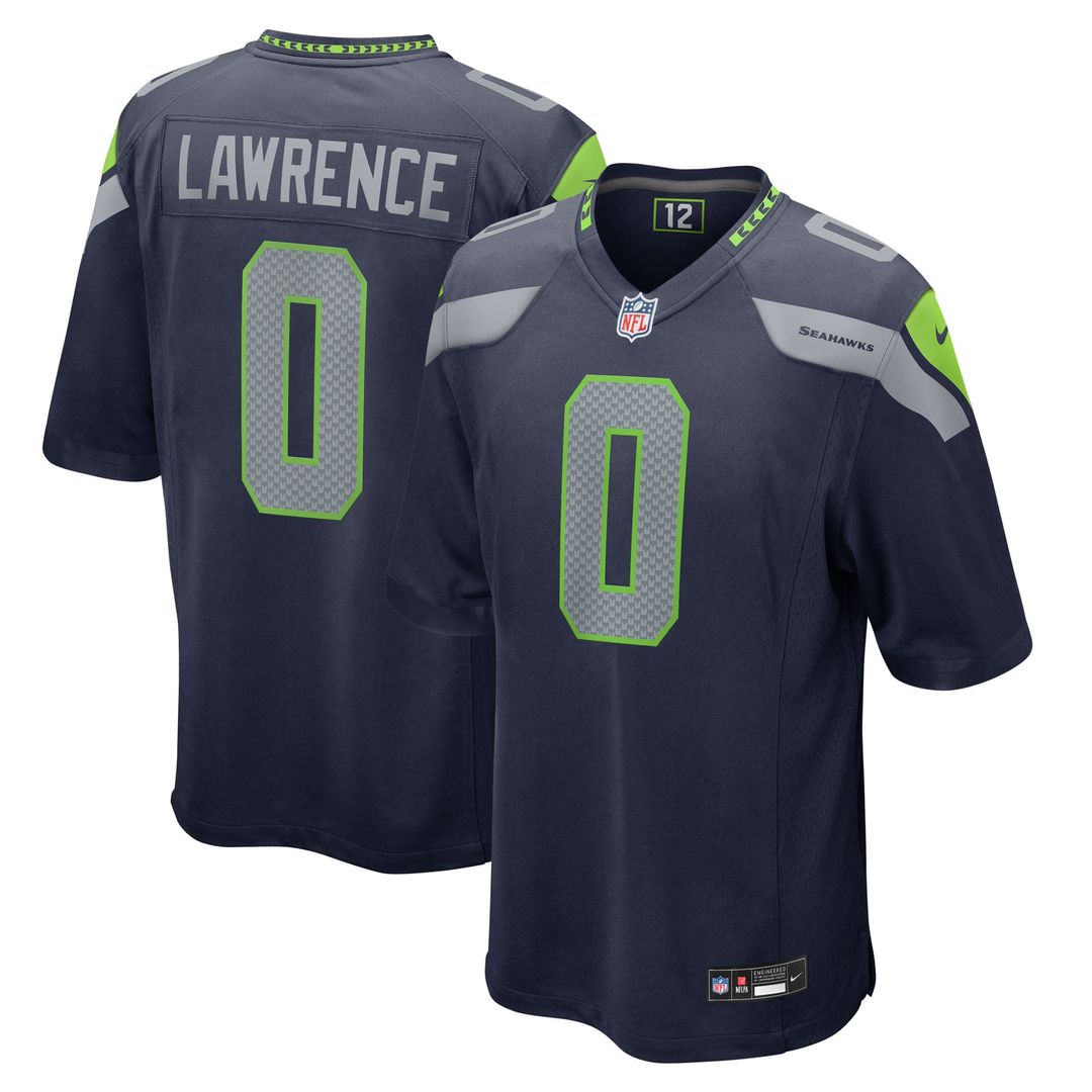 Seattle Seahawks DeMarcus Lawrence Nike College Navy Team Game Jersey - product image 1