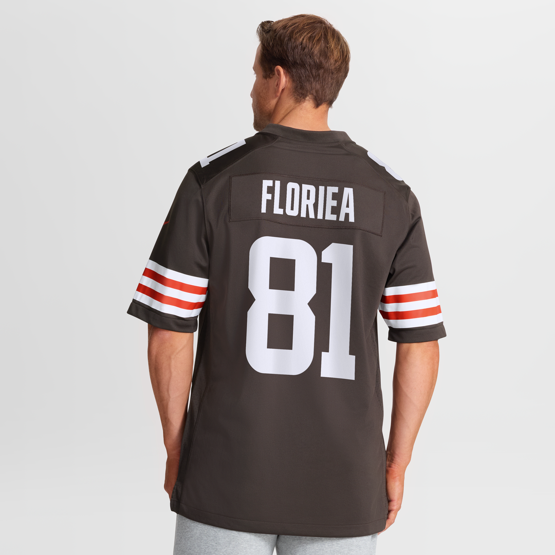 Cleveland Browns Luke Floriea Nike Brown Team Game Jersey - product image 5