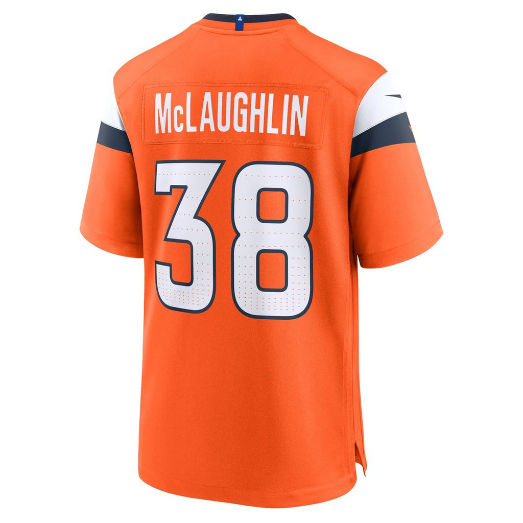 Denver Broncos Jaleel McLaughlin Nike White Game Jersey - product image 9