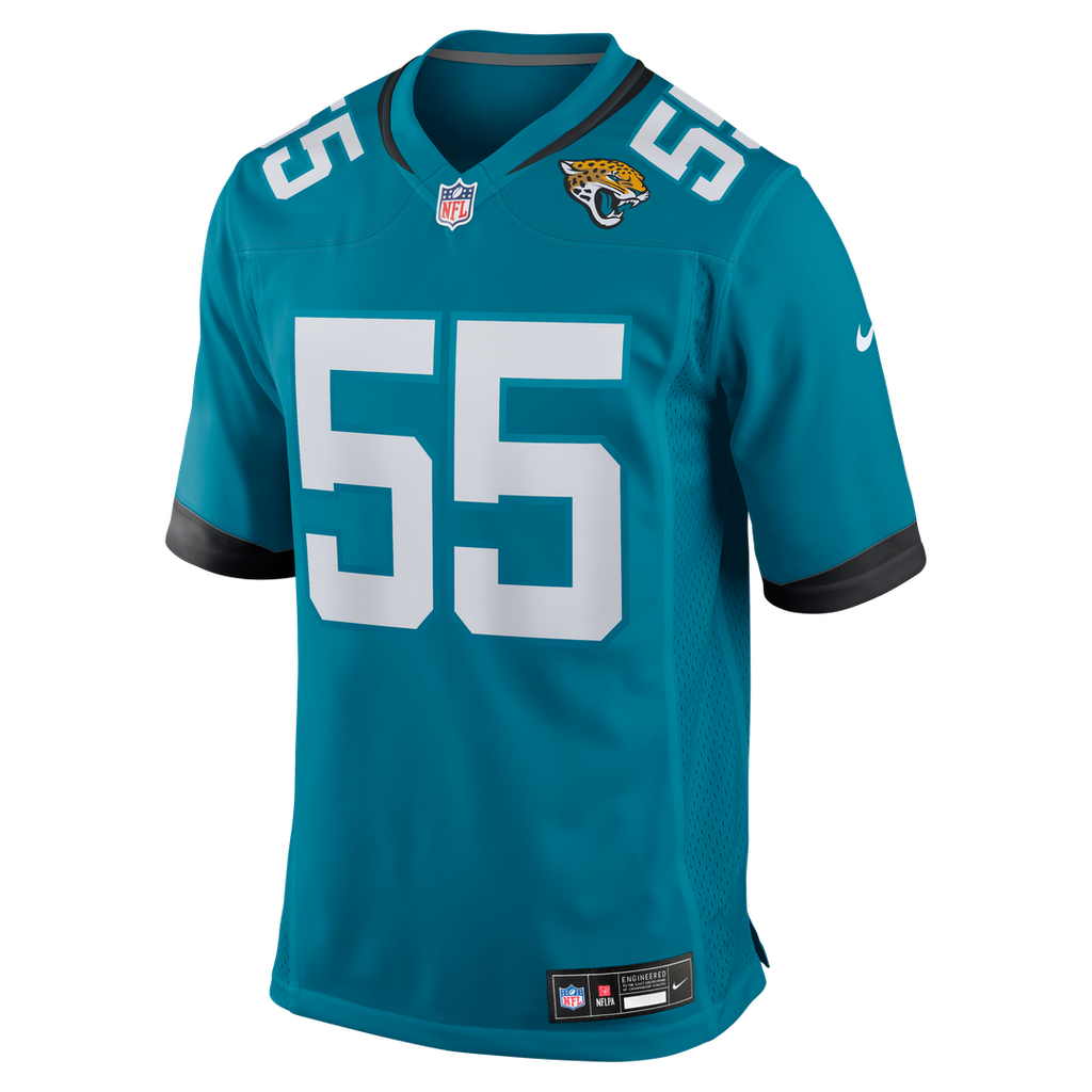 Jacksonville Jaguars Dequan Jackson Nike Teal Game Jersey - product image 2