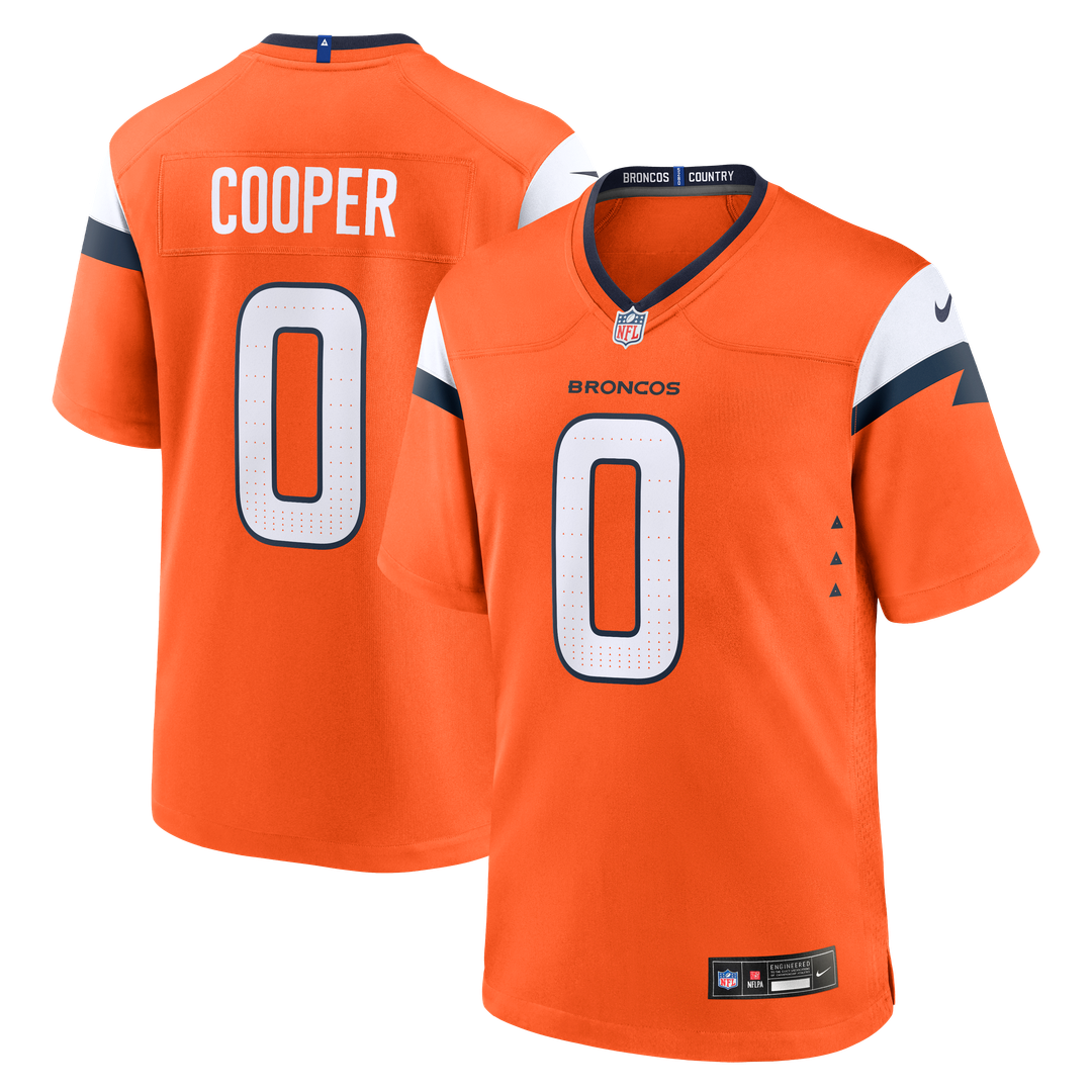Denver Broncos Jonathon Cooper Nike Orange Team Game Jersey - product image 1