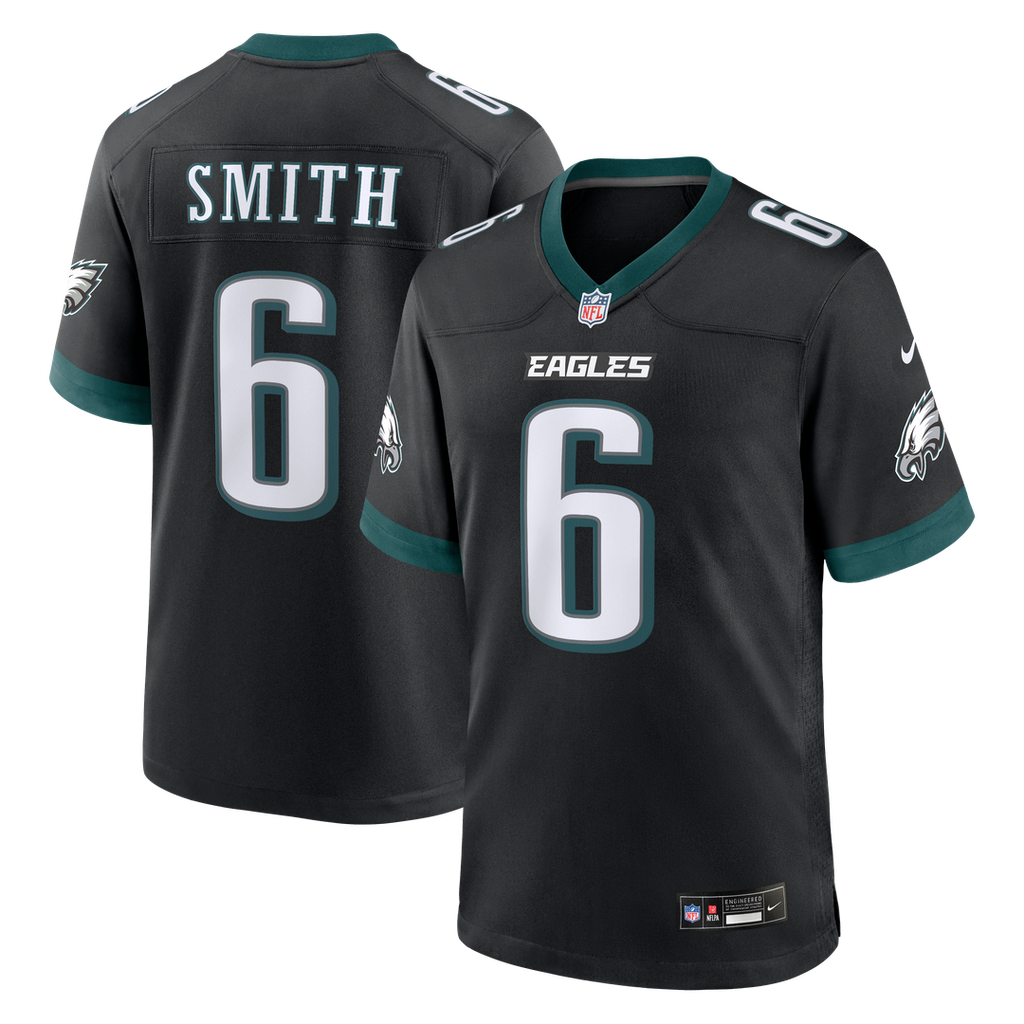 Philadelphia Eagles DeVonta Smith Nike Black Alternate Game Jersey - product image 1