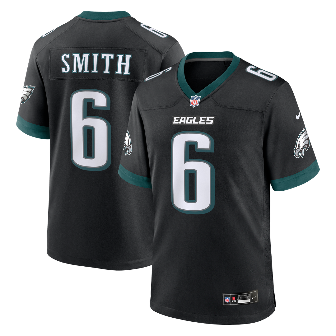 Philadelphia Eagles DeVonta Smith Nike Black Alternate Game Jersey - product image 1