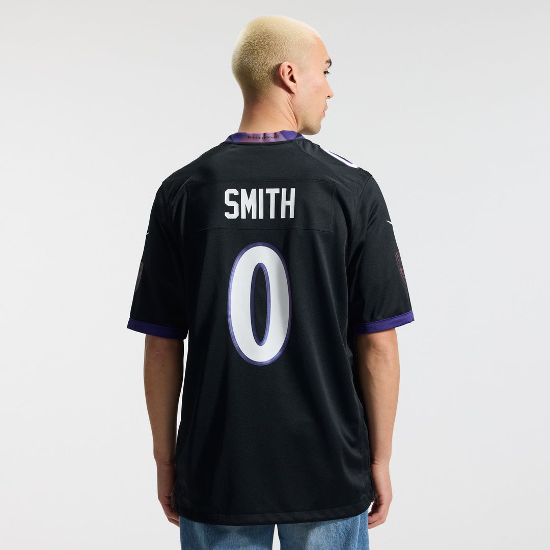 Baltimore Ravens Roquan Smith Nike Purple Alternate Game Jersey - product image 10