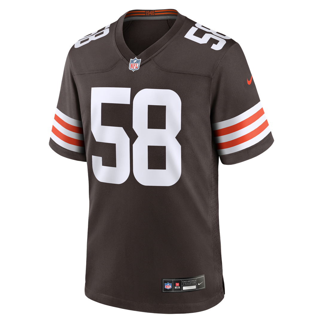 Cleveland Browns Austin Barber Nike Brown Team Game Jersey - product image 4