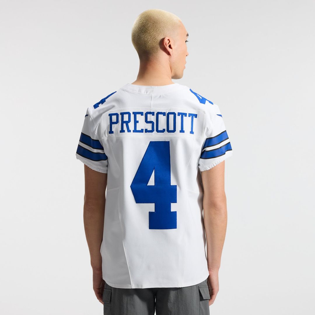 Dallas Cowboys Dak Prescott Nike White Vapor F.U.S.E. Elite Jersey - product image 4
