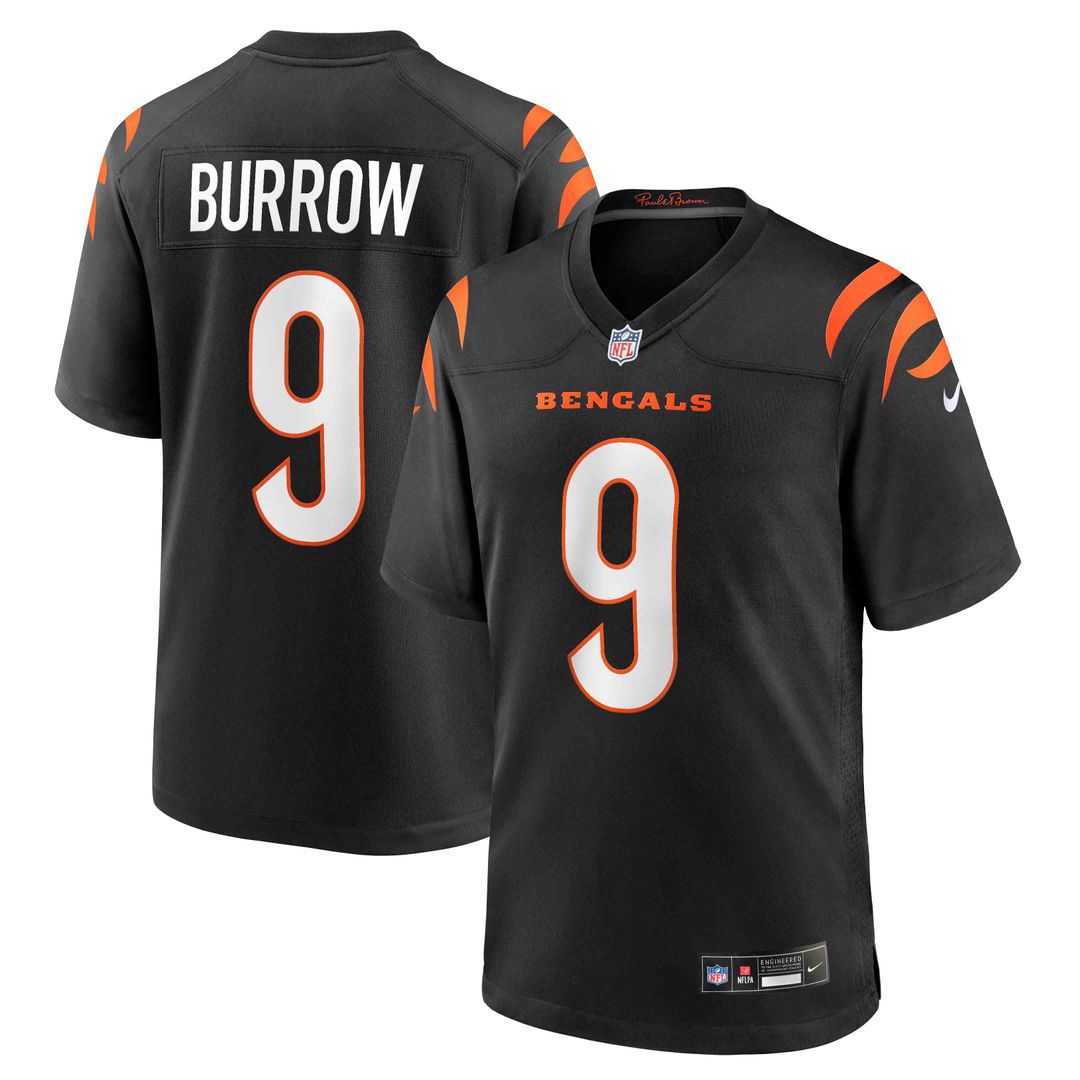 Cincinnati Bengals Joe Burrow Nike Black Player Game Jersey - product image 16