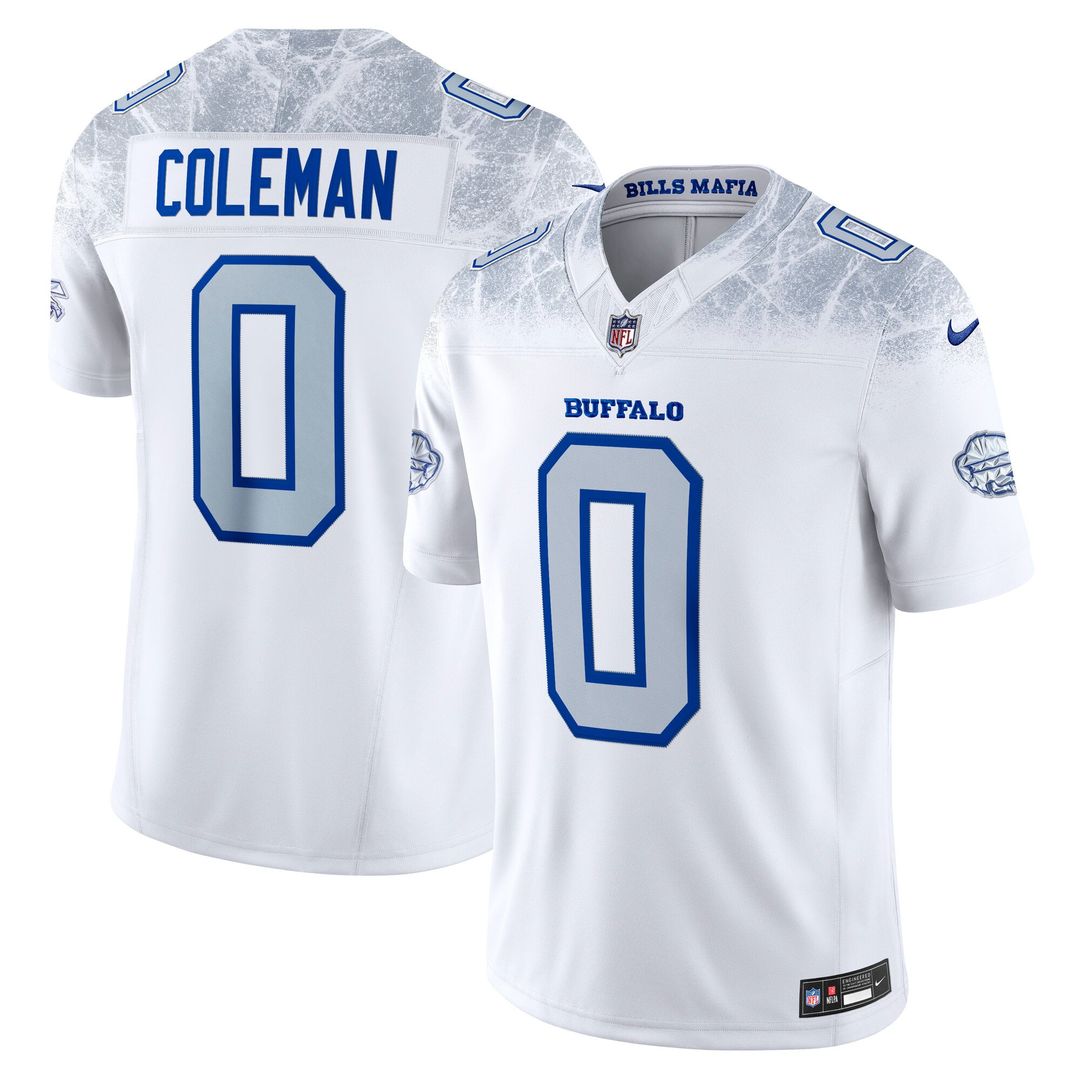 Buffalo Bills Keon Coleman Nike White Rivalries Collection Stitched Limited Jersey - product image 1