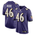 Baltimore Ravens Nick Moore Nike Purple Game Jersey - product image 1