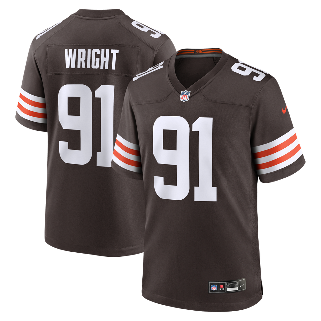 Cleveland Browns Alex Wright Nike Brown Team Game Jersey - product image 1