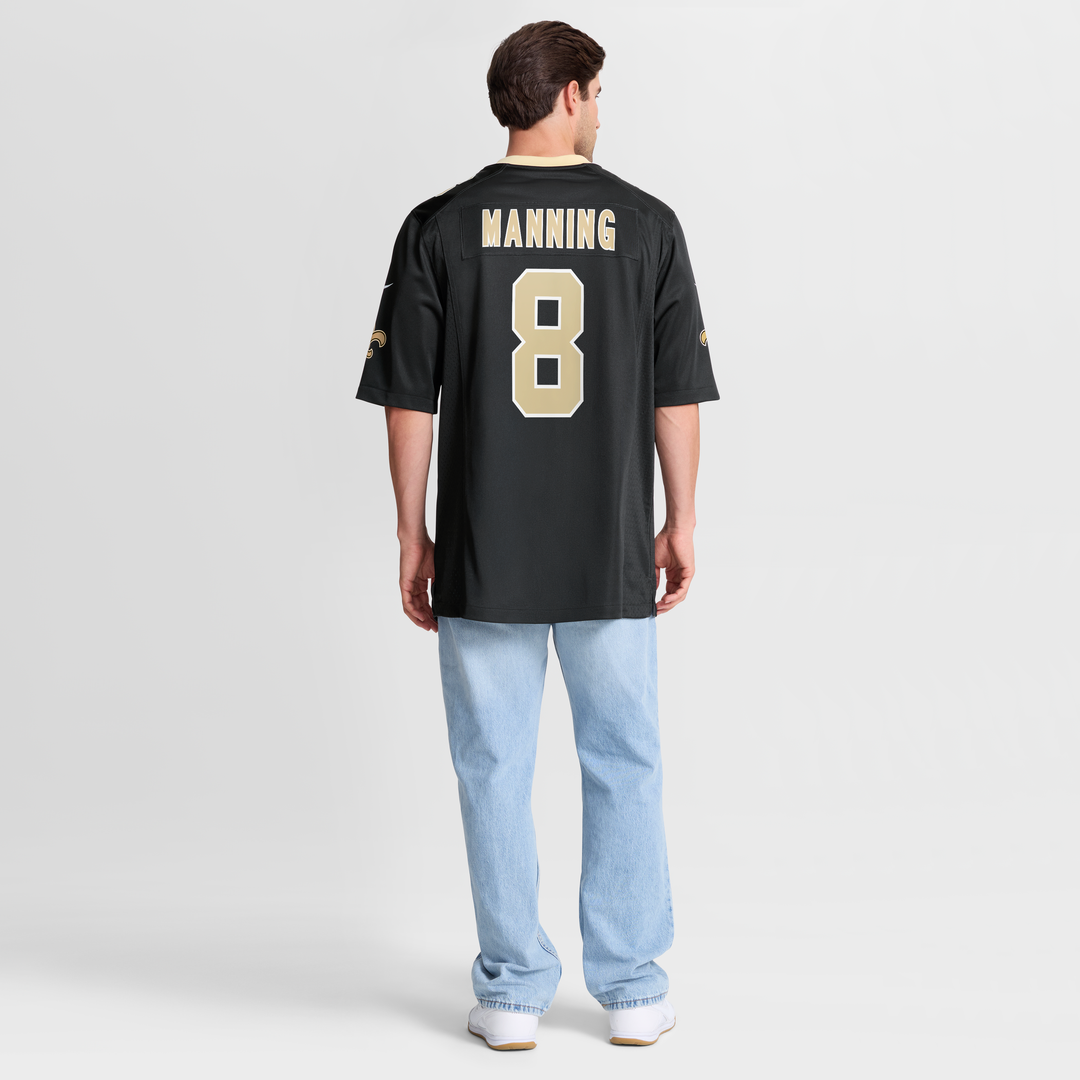 New Orleans Saints Archie Manning Nike Black Game Retired Player Jersey - product image 8