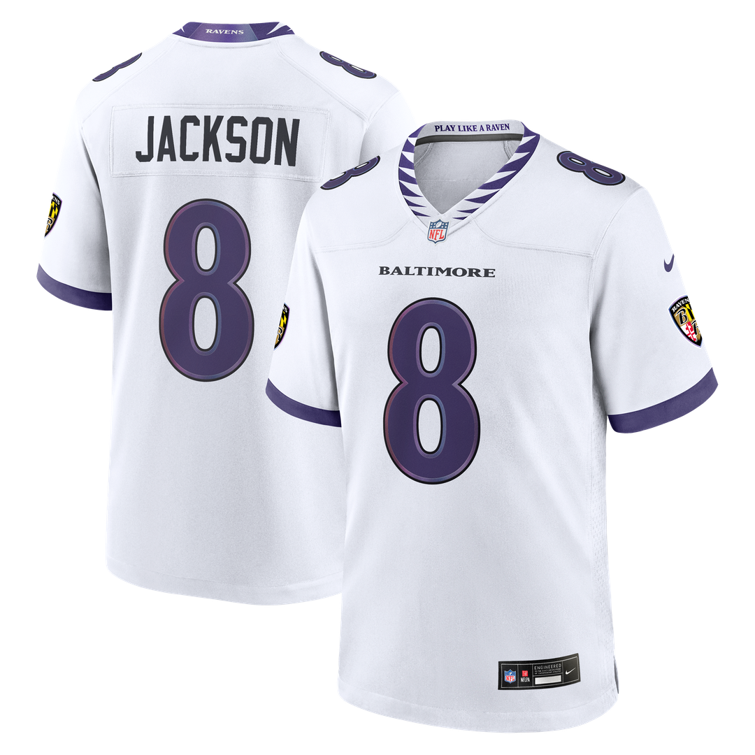 Baltimore Ravens Lamar Jackson Nike Black Alternate Game Jersey - product image 10