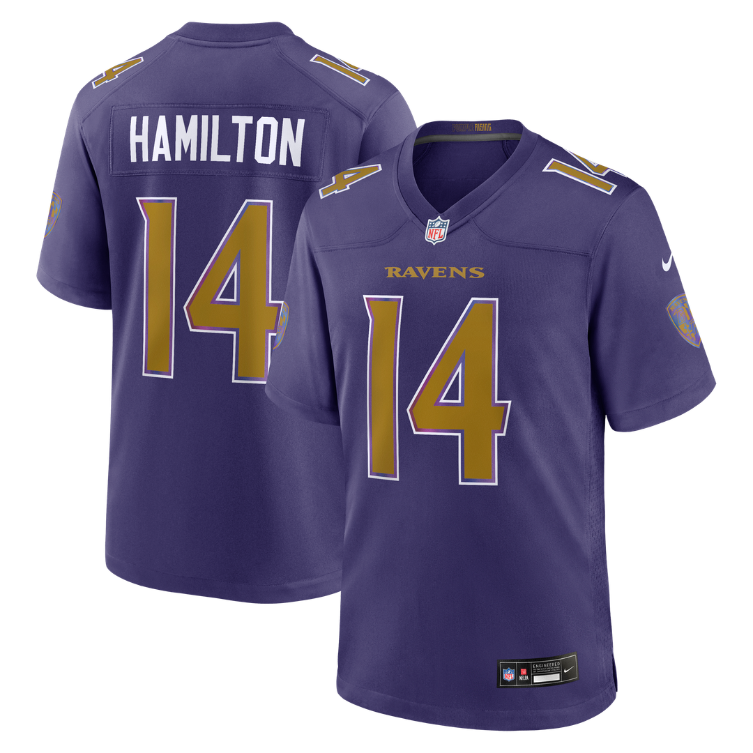 Baltimore Ravens Kyle Hamilton Nike Purple Alternate Game Jersey - product image 15