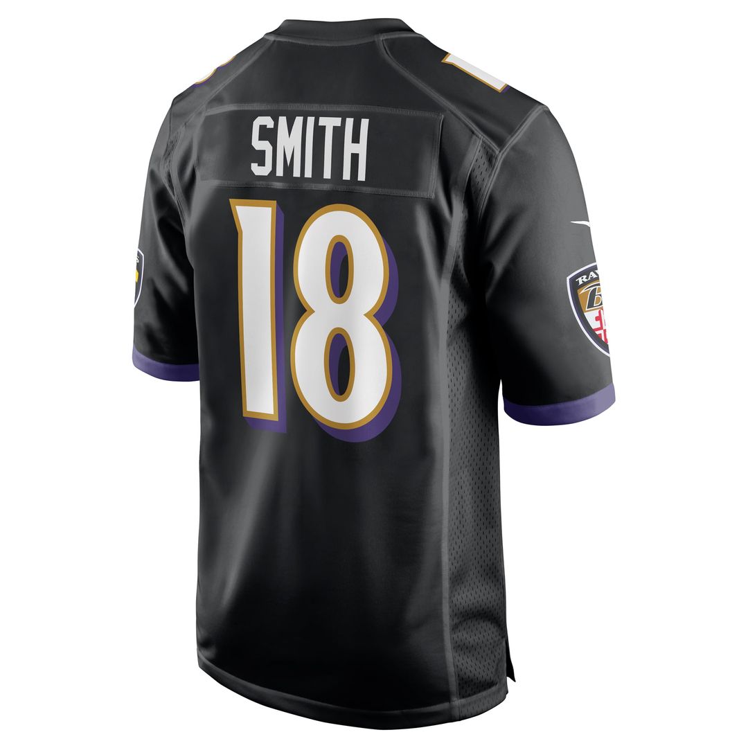Baltimore Ravens Roquan Smith Nike Black Alternate Game Jersey - product image 3