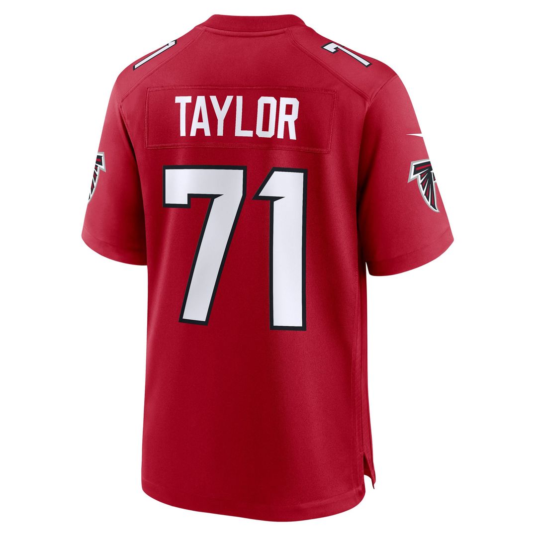 Atlanta Falcons Jawaan Taylor Nike Red Team Game Jersey - product image 3