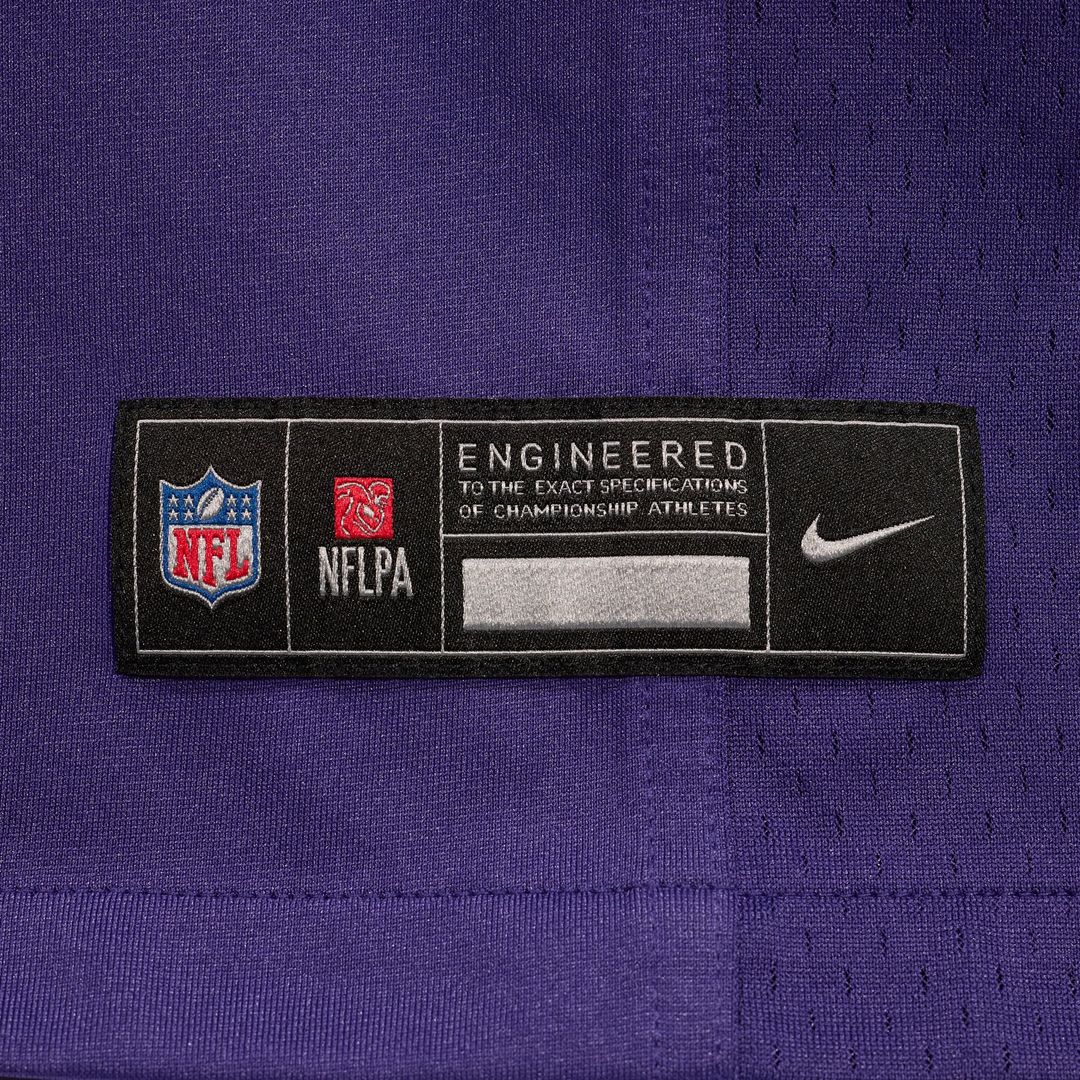 Baltimore Ravens Nick Moore Nike Purple Game Jersey - product image 6