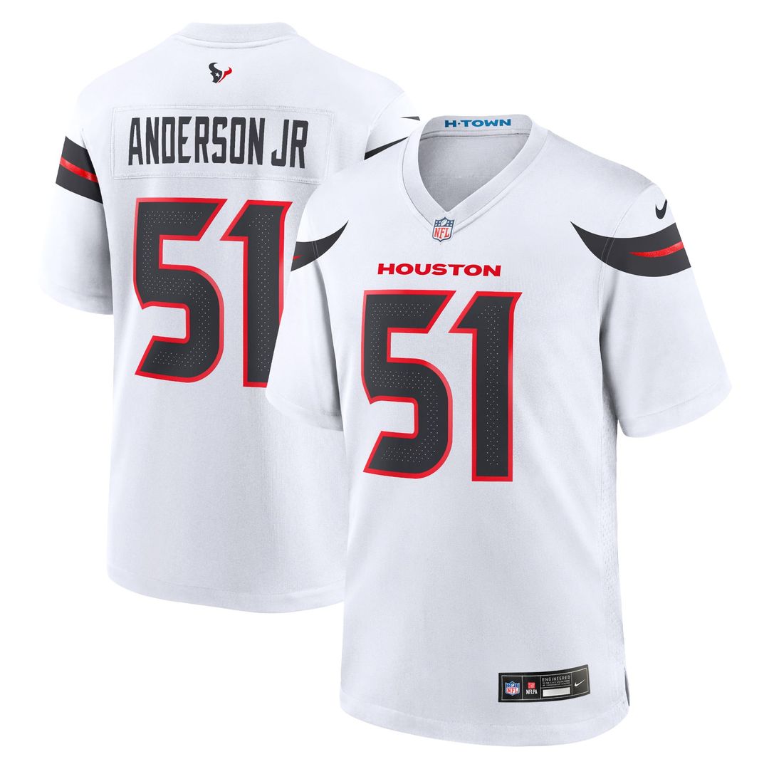 Houston Texans Will Anderson Jr. Nike White Game Jersey - product image 4