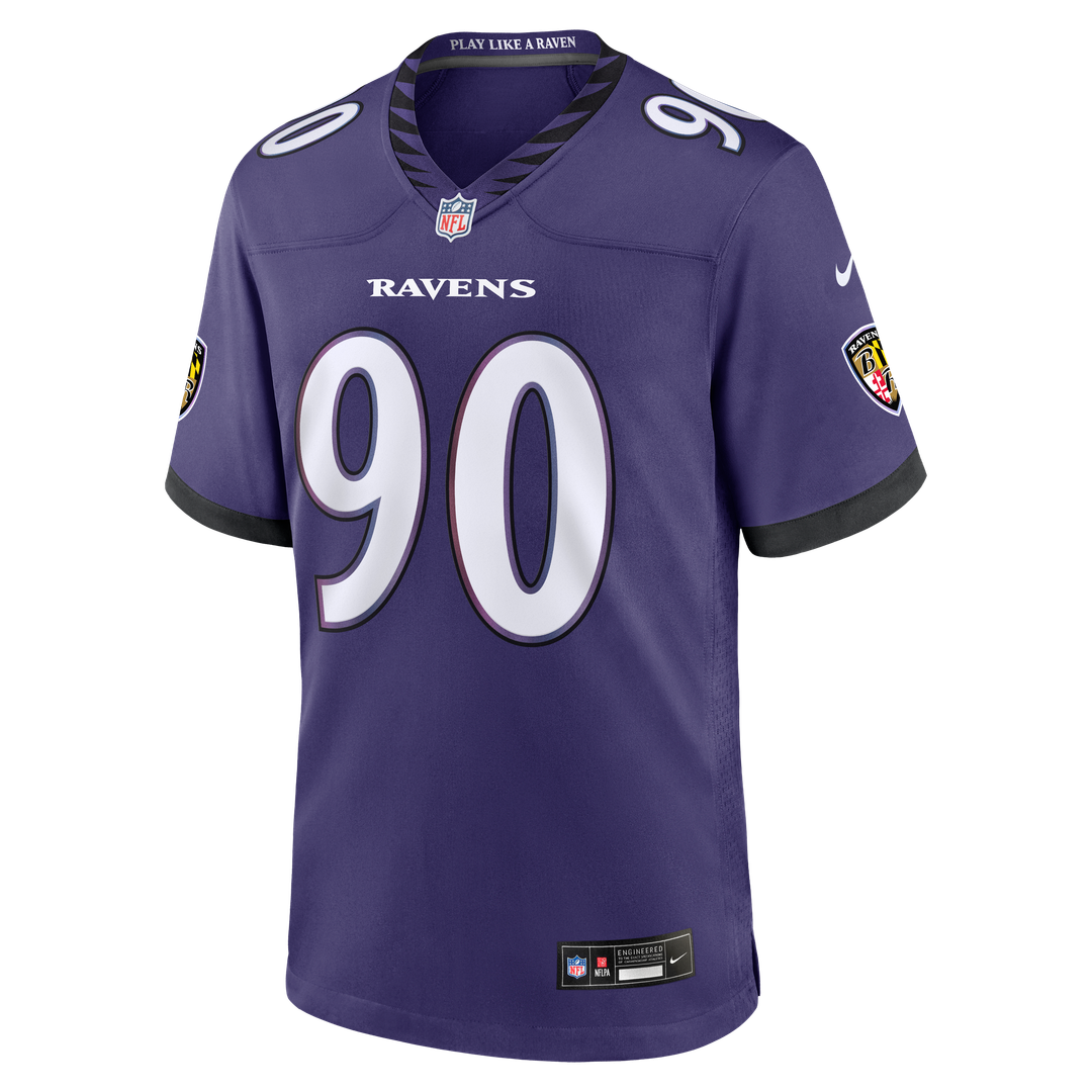 Baltimore Ravens Aeneas Peebles Nike Purple Team Game Jersey - product image 2