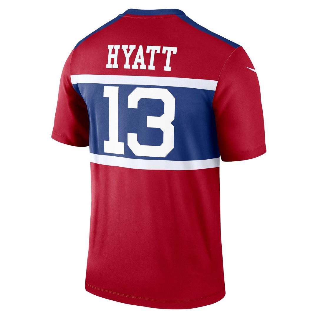 New York Giants Jalin Hyatt Nike Red Legend Player Performance Top - product image 3