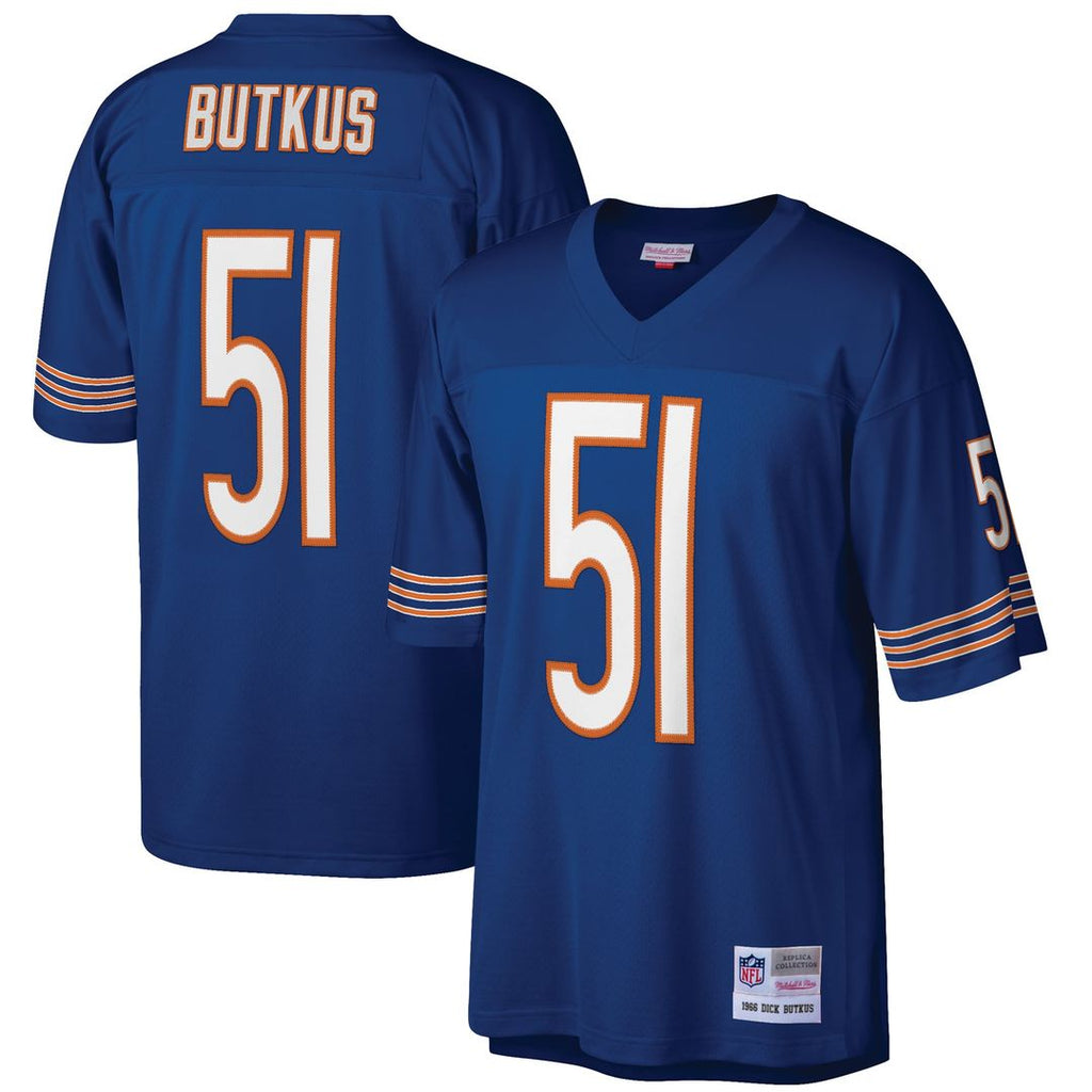 Chicago Bears Dick Butkus Mitchell & Ness Navy Retired Player Legacy Replica Jersey - product image 1