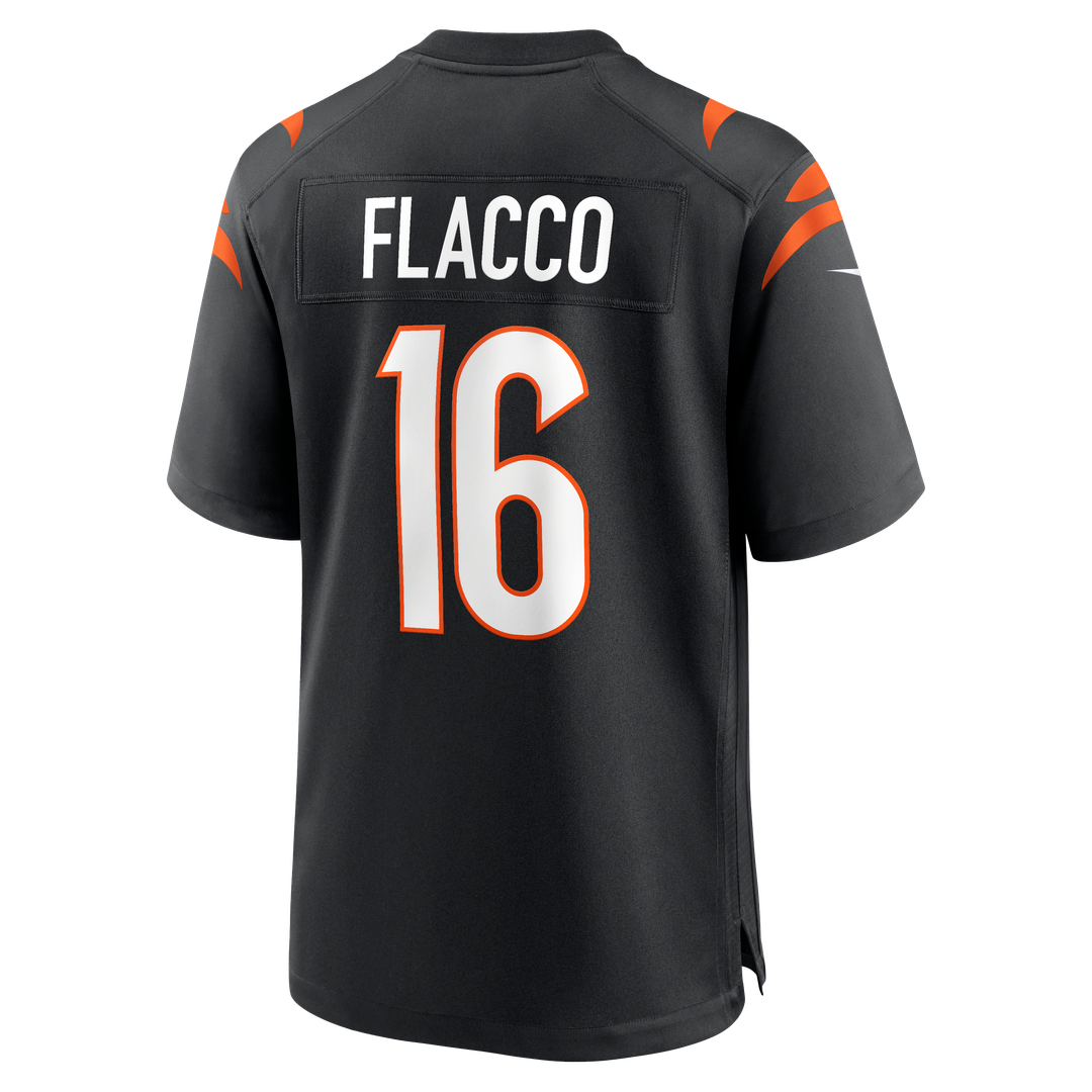 Cincinnati Bengals Joe Flacco Nike Black Team Game Jersey - product image 3