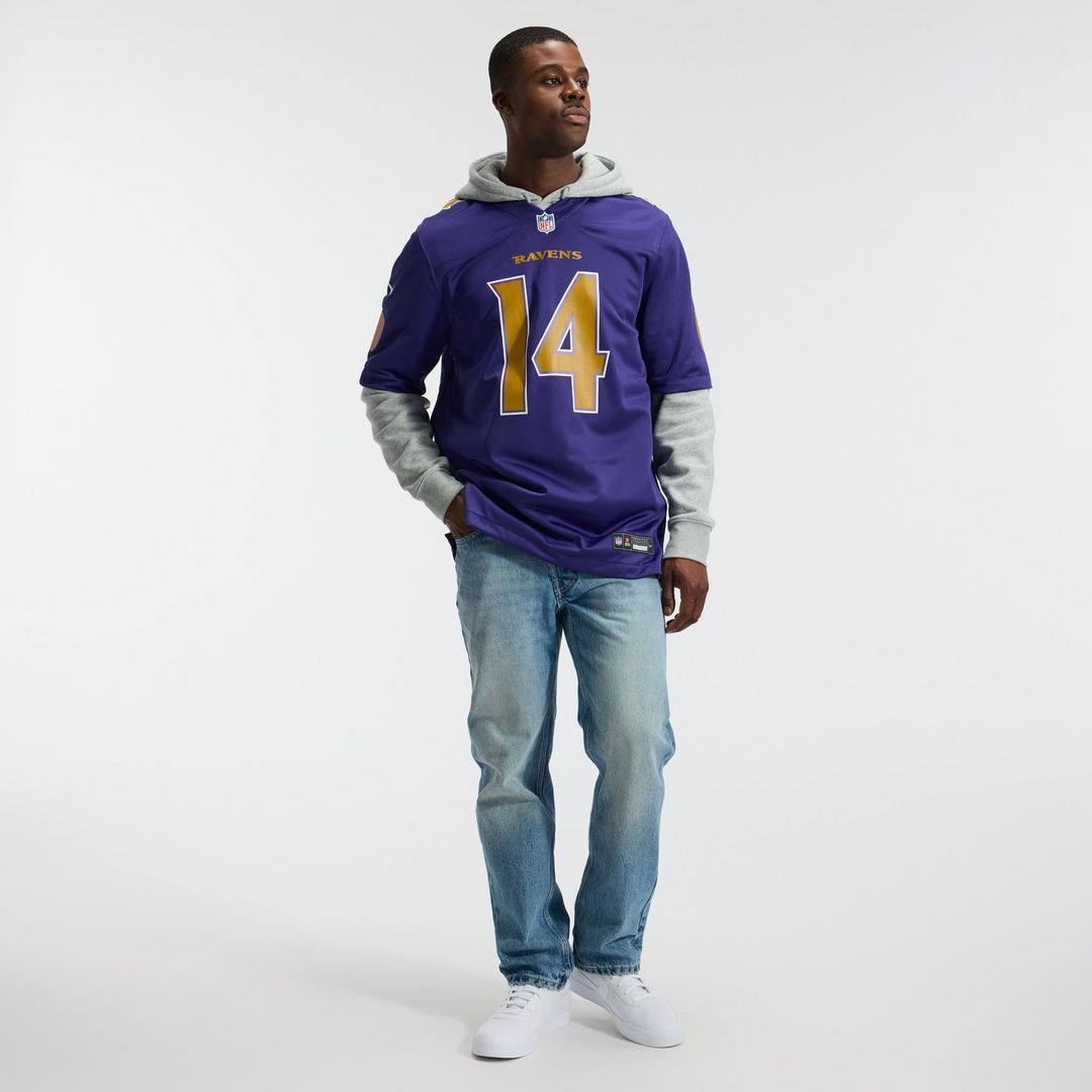 Baltimore Ravens Kyle Hamilton Nike Purple Alternate Game Jersey - product image 5