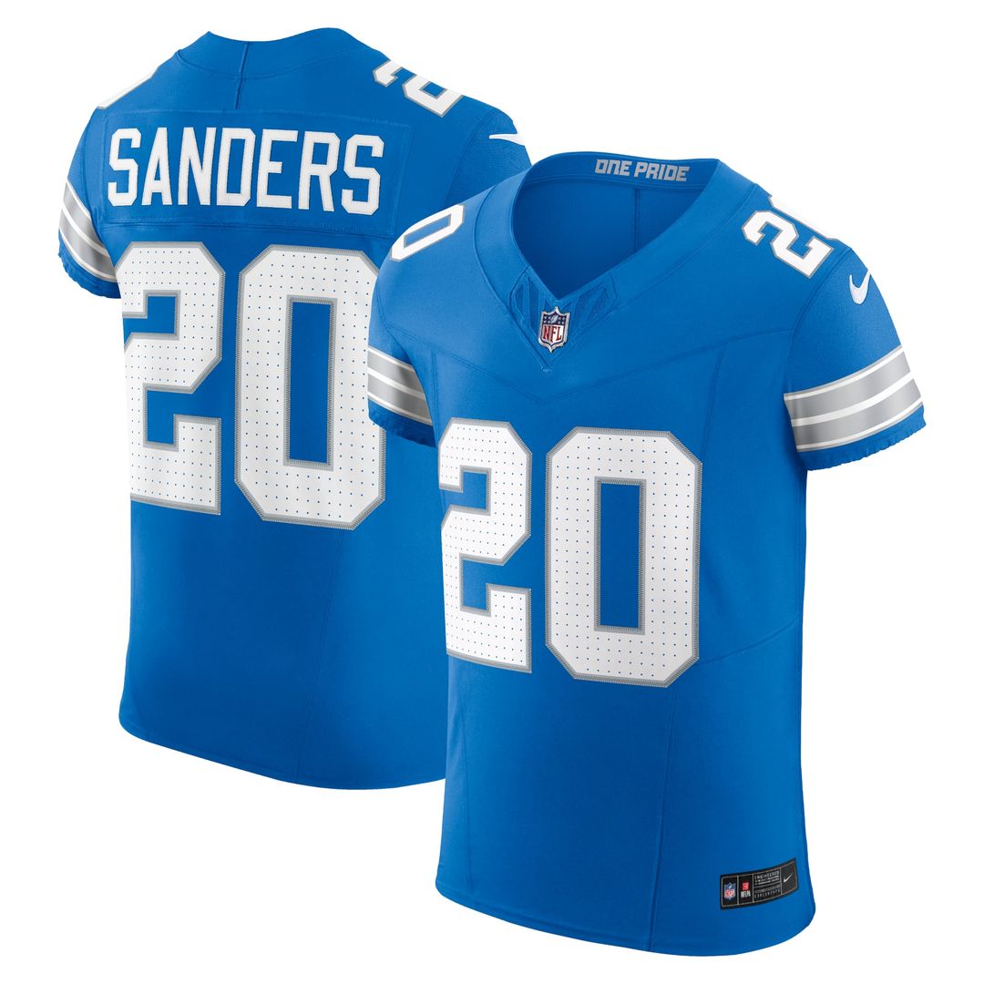 Detroit Lions Barry Sanders Nike Black Alternate Vapor F.U.S.E. Elite Jersey - product image 7