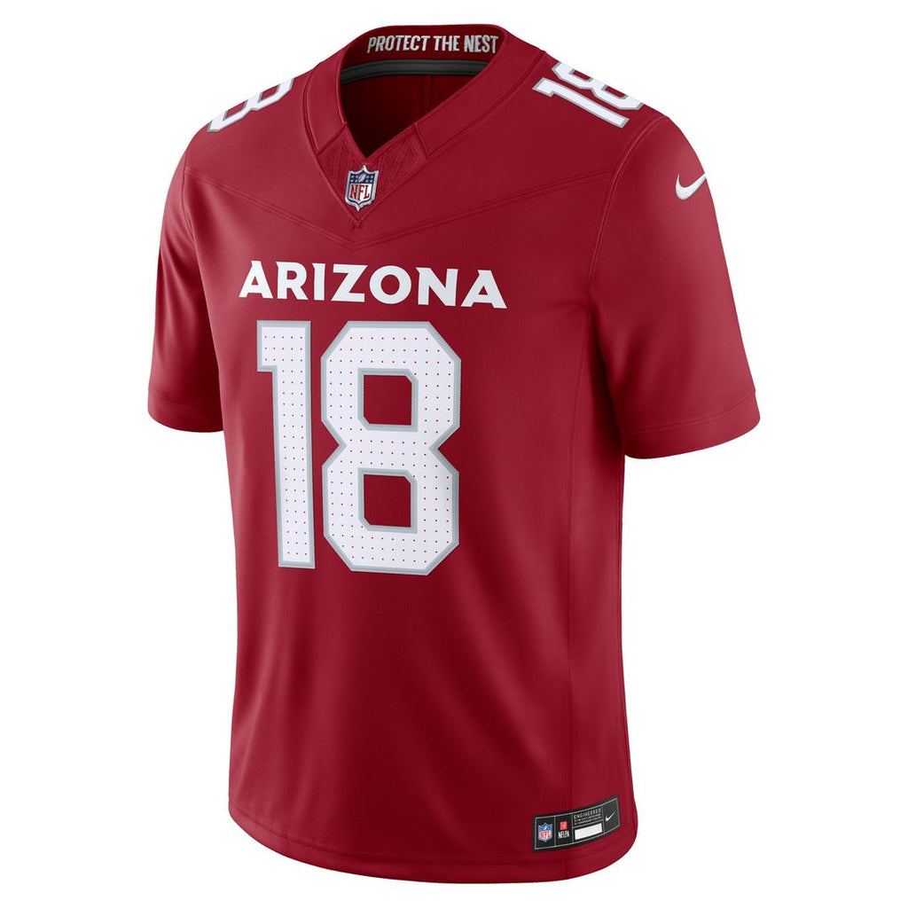 Arizona Cardinals Marvin Harrison Jr. Nike White Vapor F.U.S.E. Stitched Limited Jersey - product image 11