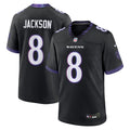 Baltimore Ravens Lamar Jackson Nike Black Alternate Game Jersey - product image 4