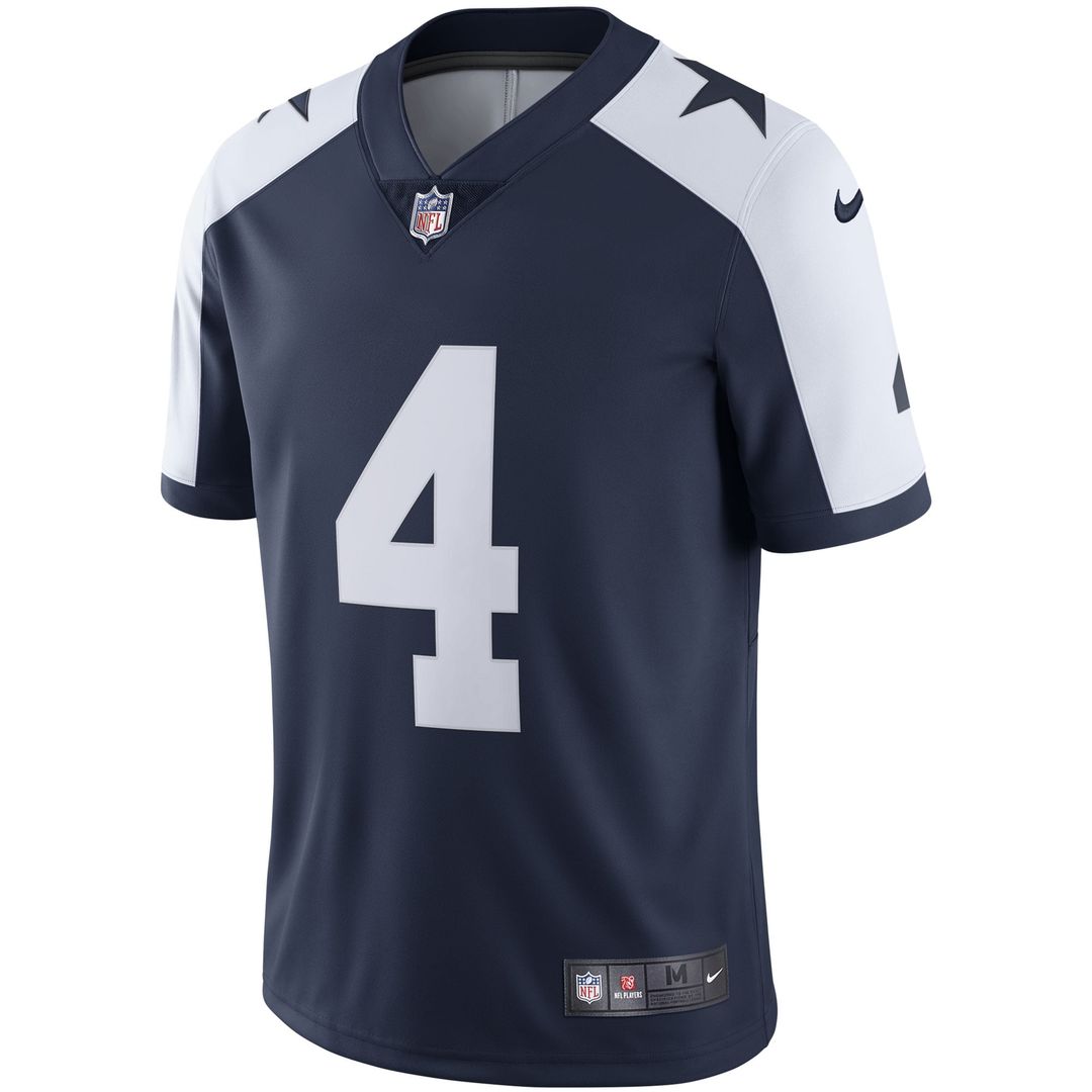 Dallas Cowboys Dak Prescott Nike White Vapor Limited Player Jersey - product image 8