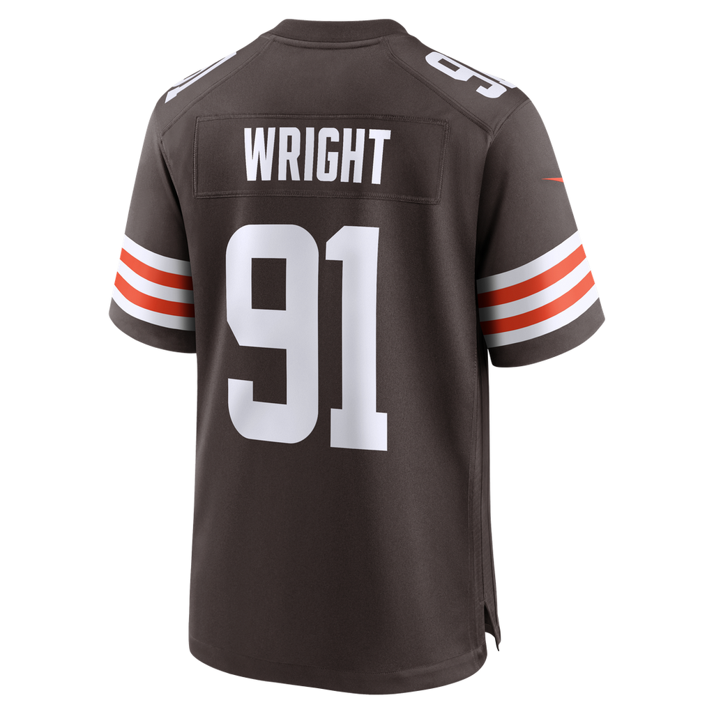 Cleveland Browns Alex Wright Nike Brown Team Game Jersey - product image 3