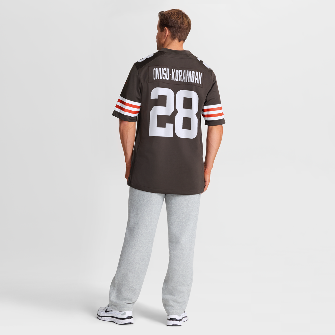 Cleveland Browns Jeremiah Owusu-Koramoah Nike Brown Game Player Jersey - product image 5
