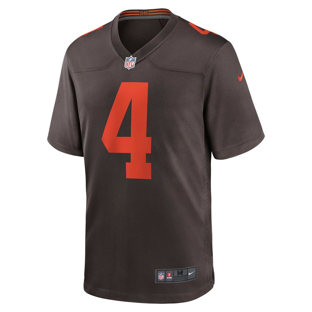 Cleveland Browns Deshaun Watson Nike Brown Alternate Game Jersey - product image 8