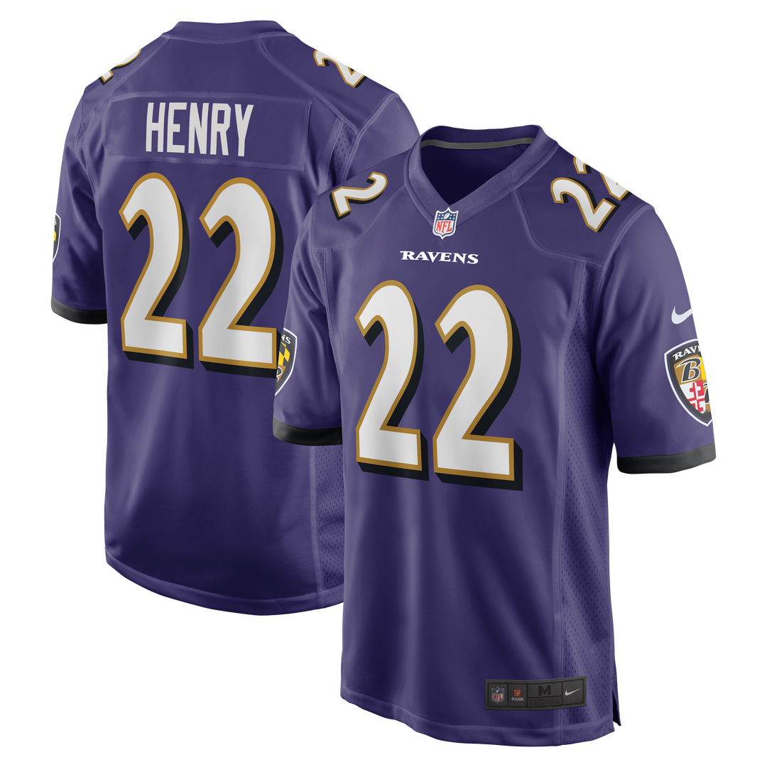 Baltimore Ravens Derrick Henry Nike Purple Game Player Jersey - product image 1