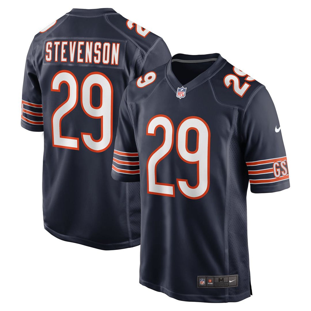 Chicago Bears Tyrique Stevenson Nike Navy Game Jersey - product image 1