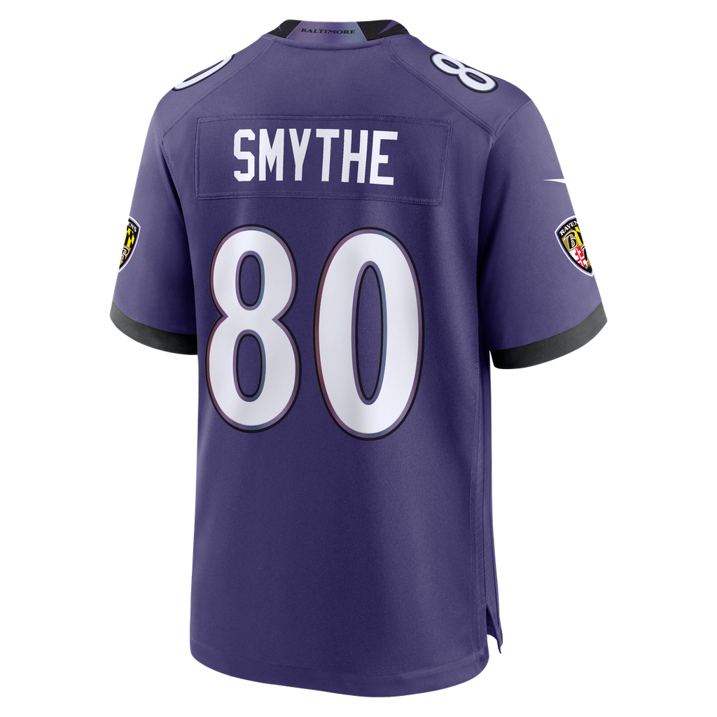 Baltimore Ravens Durham Smythe Nike Purple Team Game Jersey - product image 3