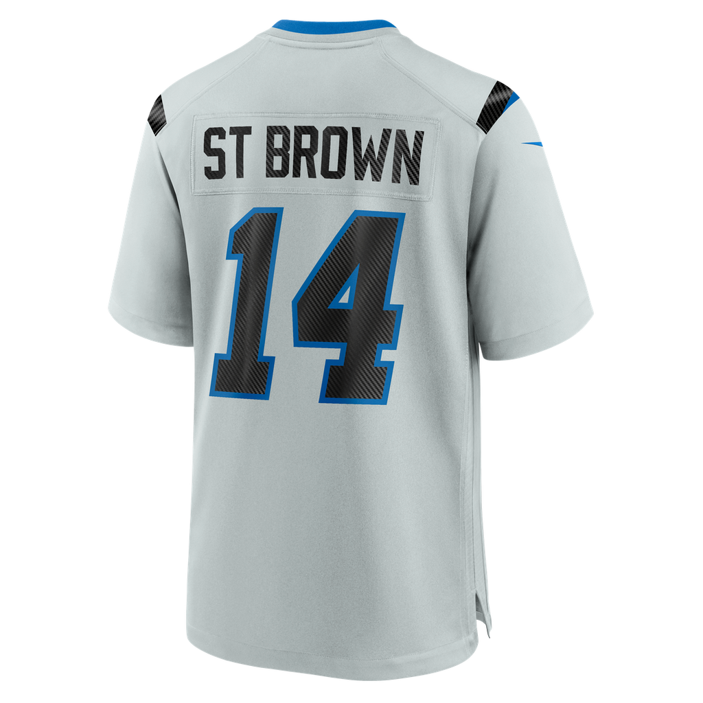 Detroit Lions Amon-Ra St. Brown Nike Silver 2026 Rivalries Collection Game Jersey - product image 3