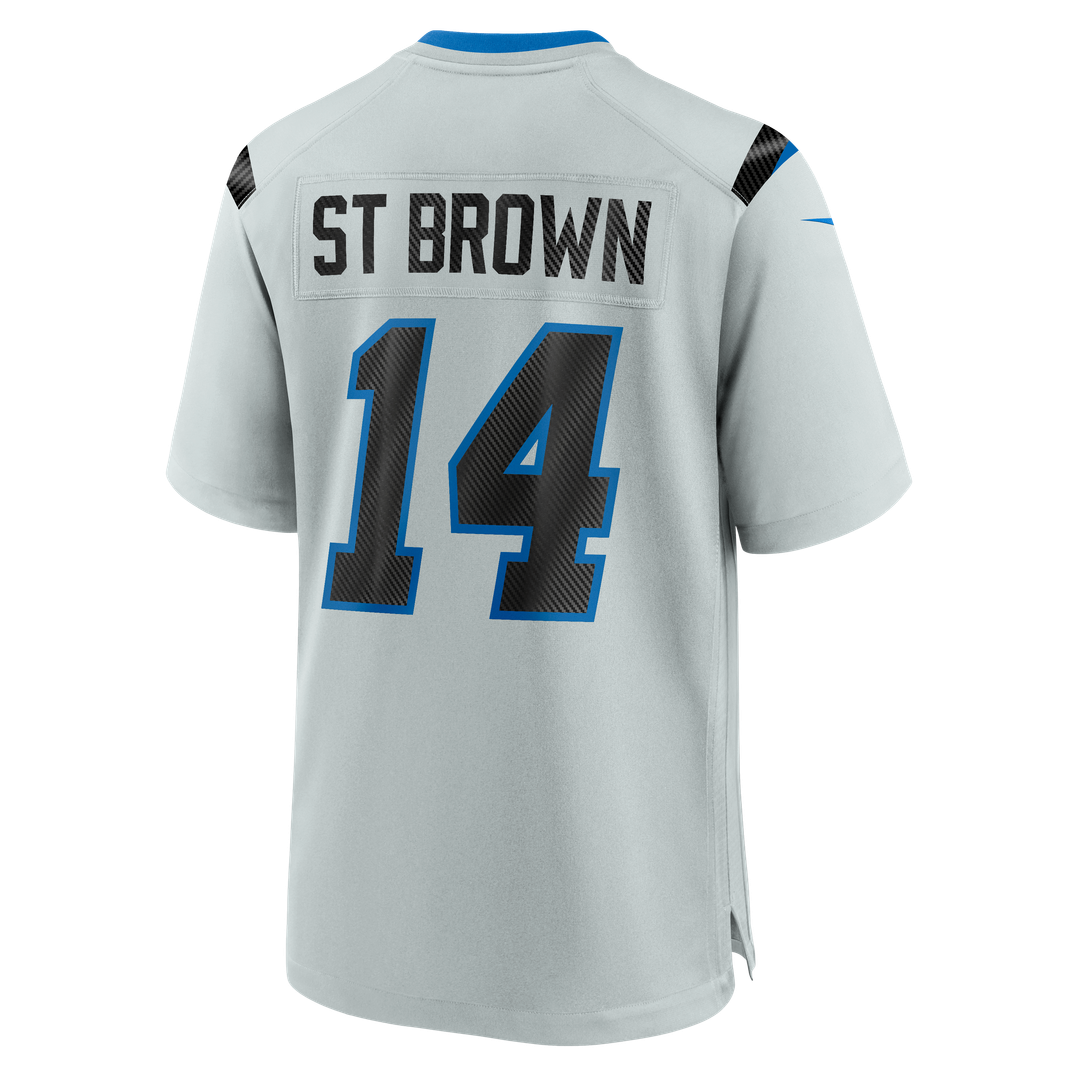 Detroit Lions Amon-Ra St. Brown Nike Silver 2026 Rivalries Collection Game Jersey - product image 3