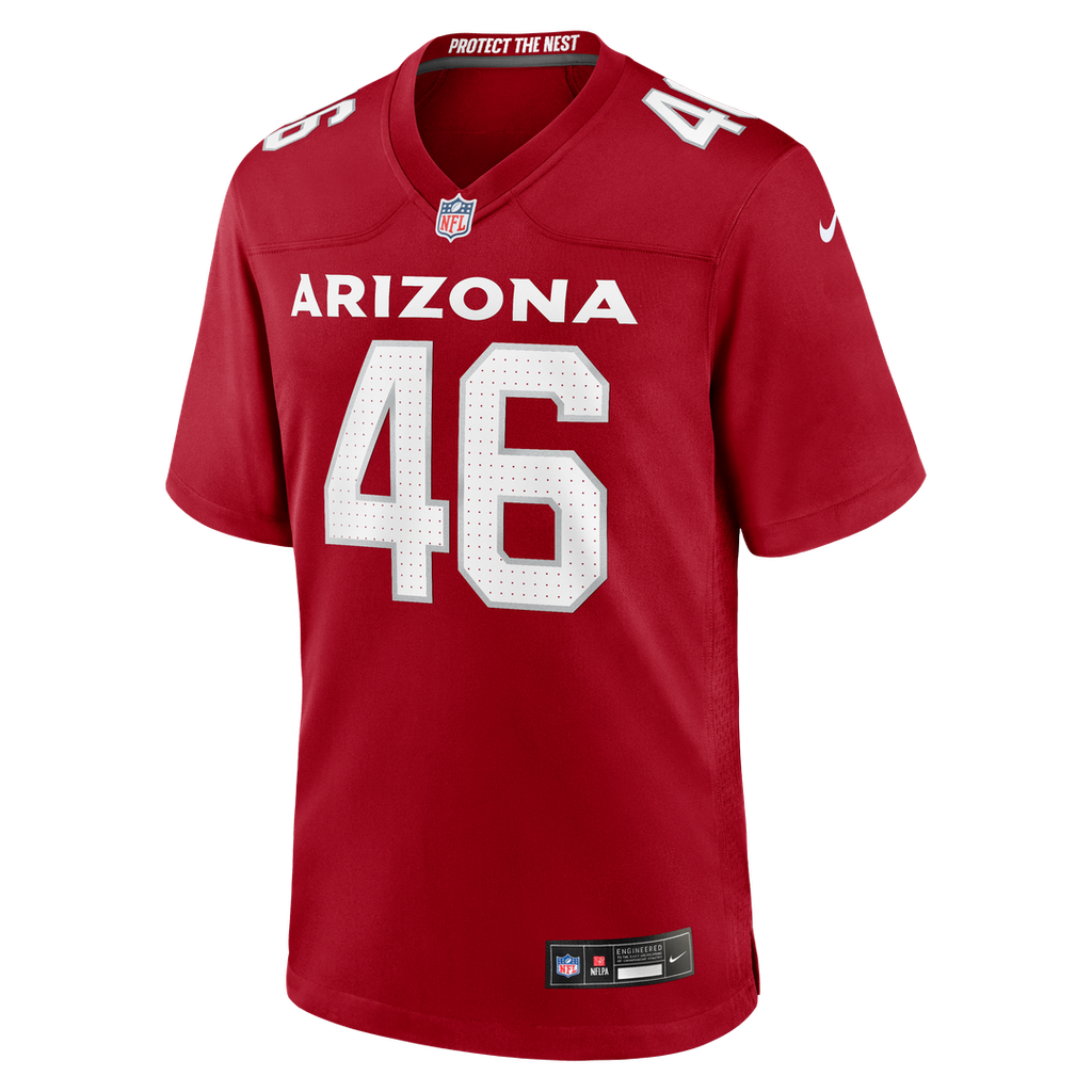 Arizona Cardinals Aaron Brewer Nike Cardinal Team Game Jersey - product image 2