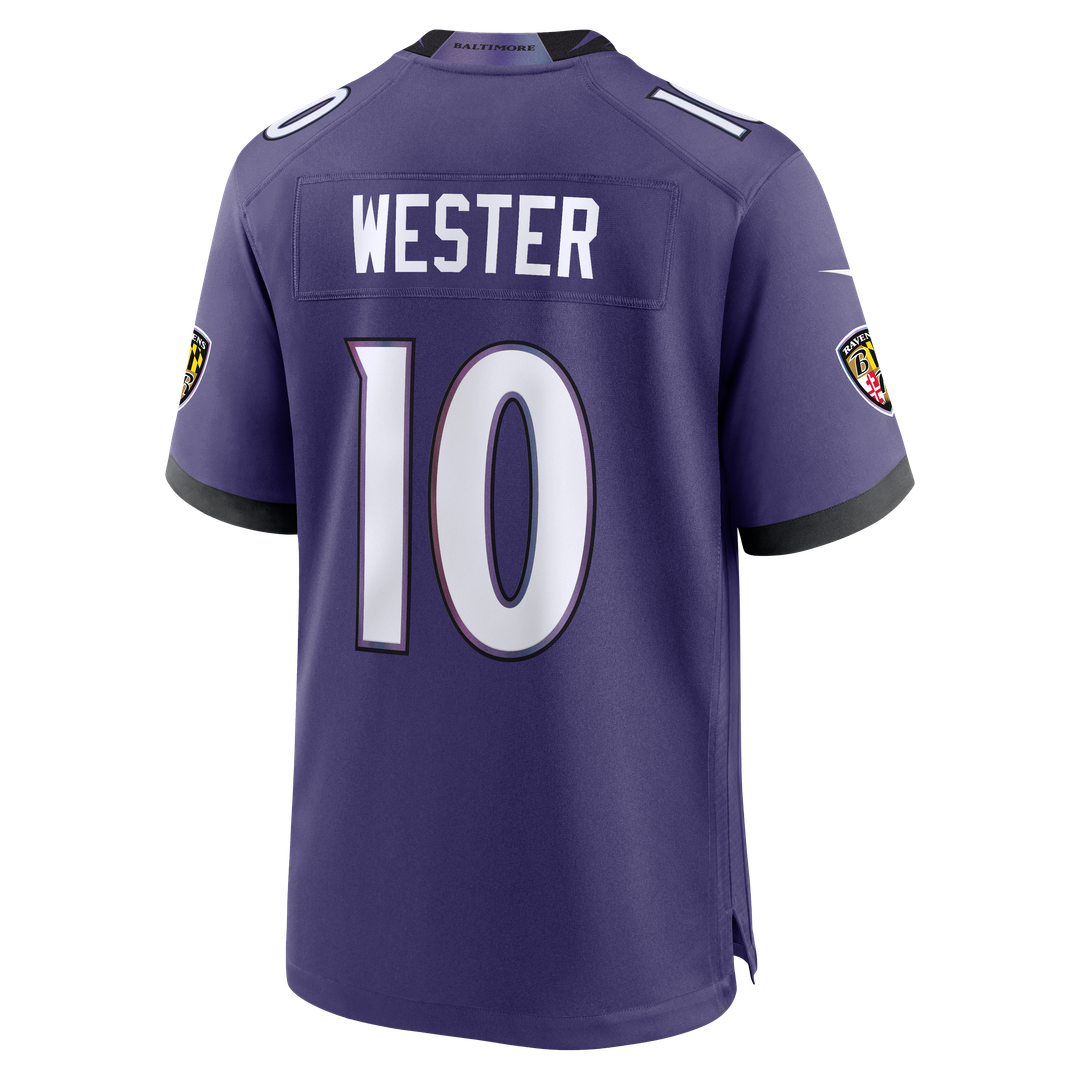 Baltimore Ravens LaJohntay Wester Nike Purple Team Game Jersey - product image 3