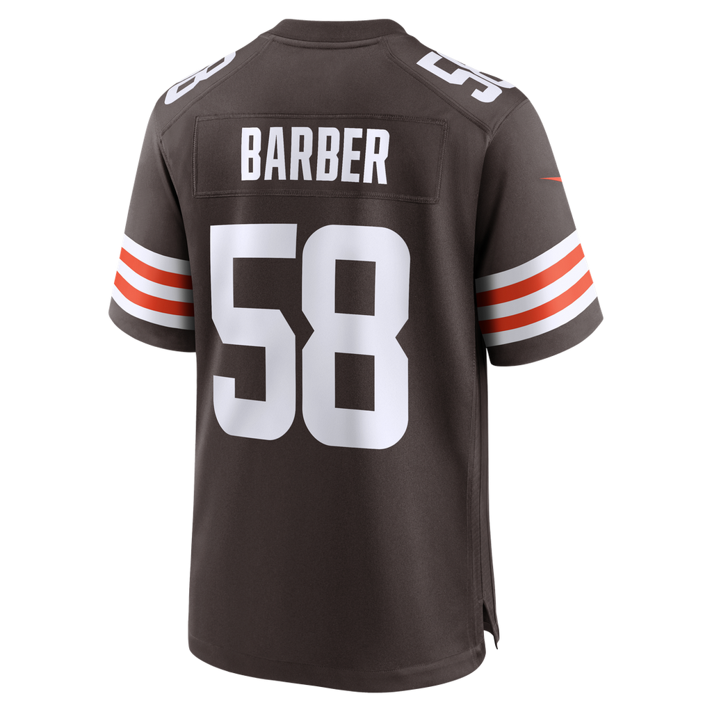 Cleveland Browns Austin Barber Nike Brown Team Game Jersey - product image 5