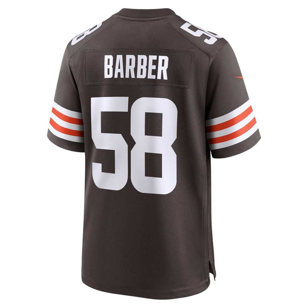 Cleveland Browns Austin Barber Nike Brown Team Game Jersey - product image 5