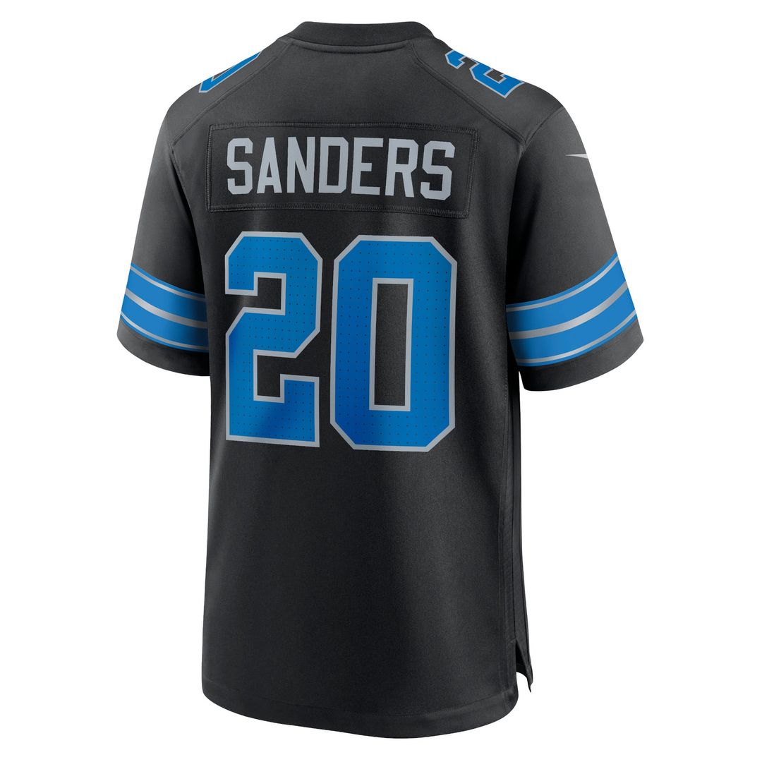 Detroit Lions Barry Sanders Nike Black 2nd Alternate Retired Player Game Jersey - product image 3