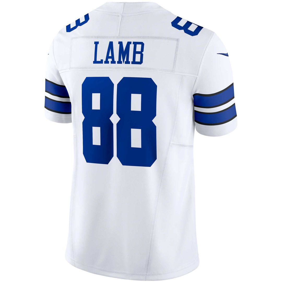 Dallas Cowboys CeeDee Lamb Nike White Vapor F.U.S.E. Limited Jersey - product image 3